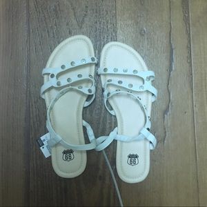 WHITE SANDALS FOR WOMEN